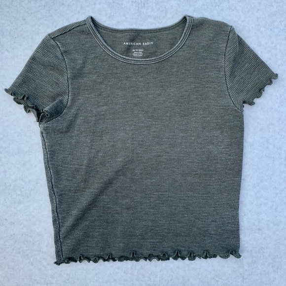 American Eagle Green Top - Picture 2 of 4